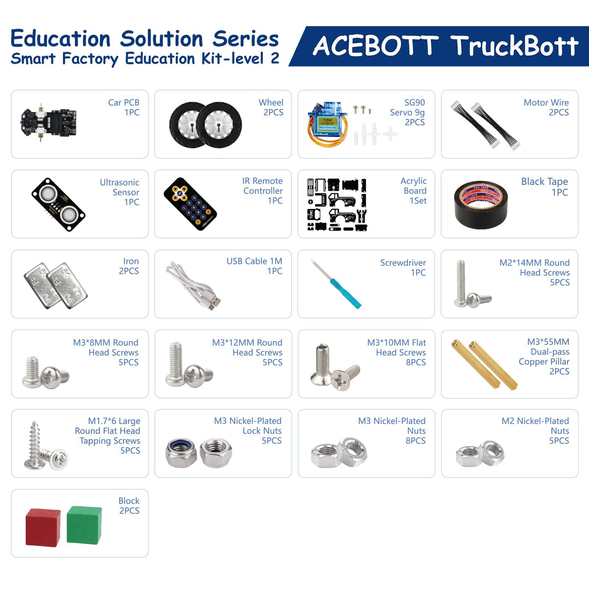 ACEBOTT Robotics for Kids Ages 12+, 2 in 1 Smart Robot Car Kit Compatible with Arduino & Scratch, STEM Toys Coding Robot Kit for STEM Classroom & Home Education, for Kids and Teens