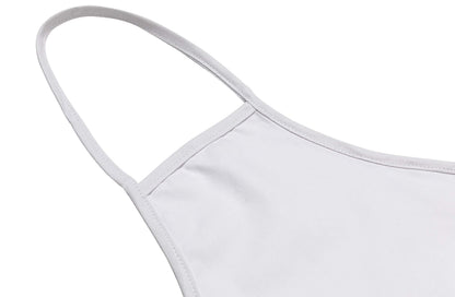 BUMBLE CRAFTS Kids Apron - Pack of 12 | Canvas - Natural Cotton | Bulk Toddler Craft Aprons for Ages 5 & Under | Small White (12.5” x 19”)