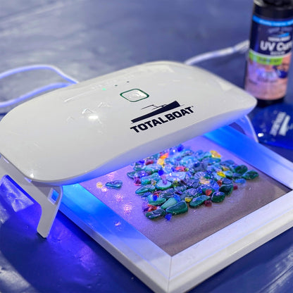 TotalBoat UV Light for Resin Curing | 36W Large UV Resin Lamp with Timer Settings (60s, 90s, 150s) and 24 LEDs for Fast, Even Cures | Use for Jewelry, Crafts, Molds, Decor, and DIY Projects