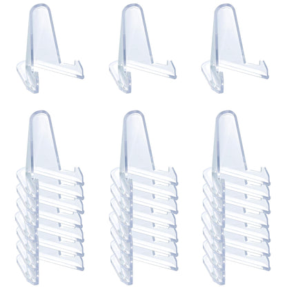 24 Packs Thickened edition (2.3 Inch) Acrylic Card stands, Card Holder Display Stand,Coin Display stand, for Display Magnetic Card Holder,Challenge Medals, Baseball Cards, Sports Cards, Trading Cards
