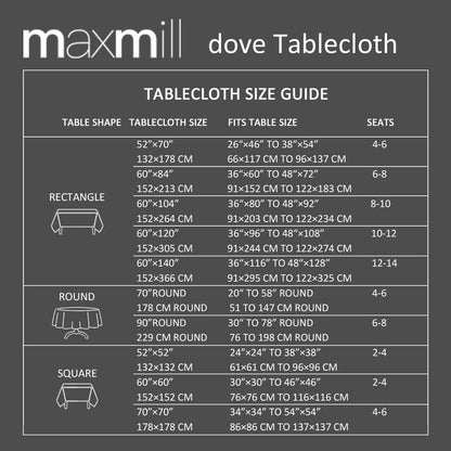 maxmill Jacquard Round Table Cloth Damask Design Waterproof Antiwrinkle Heavy Weight Soft Tablecloths for Circular Table Cover and Kitchen Dinning Tabletop Round 70 Inch Beige with White