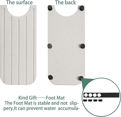 17inch x 4inch Kitchen Sink Faucet Mat, Water Absorbing Stone Faucet Splash