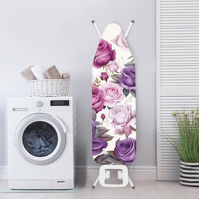 Floral Ironing Board Cover and Pad 15x54 Inch, Iron Board Cover