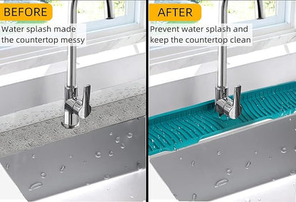 30 Inch Sink Splash Guard, Large Size Kitchen Sink Splash Guard, Longer