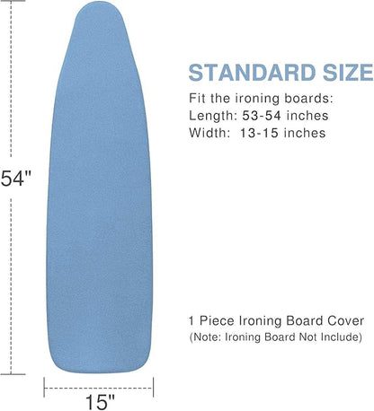 Ironing Board Cover and Pad, Standard Size 15x54, Thick Padding, Elastic Edge