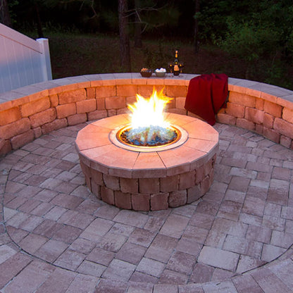GasSaf 10-Pound 1 inch Diamonds Fire Glass for Gas or Propane Fire Pit Fireplace & Landscaping (Caribbean Blue Luster)