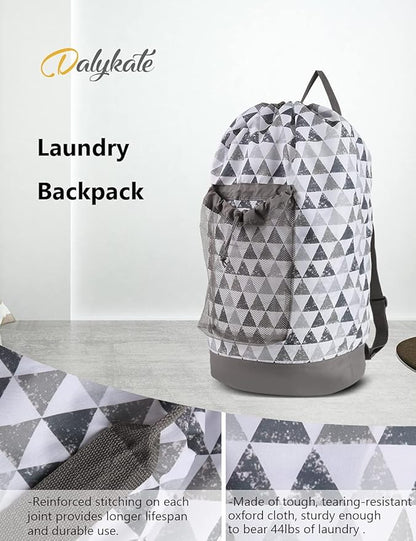 Dalykate Backpack Laundry Bag, Laundry Backpack