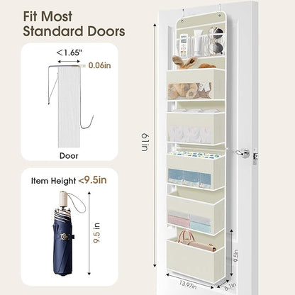 6-Tier Over The Door Organizer, Hanging Storage Organizer