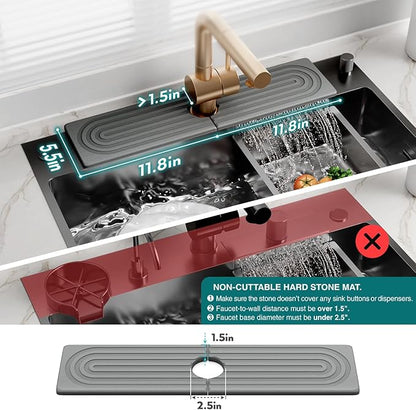Kitchen Faucet Absorbent Mat