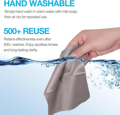 SmoTecQ Premium Microfiber Cleaning Cloths – Ultra-Soft, Scratch-Free Cloths