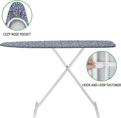 Ironing Board Cover and Pad 15x54 Inch Standard Ironing Board Cover