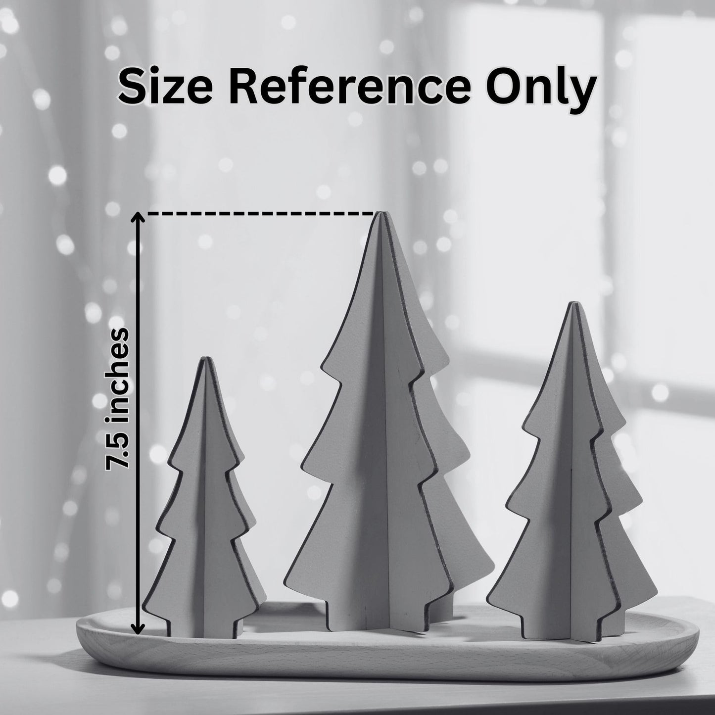 Your Heart's Content Set of 3 Wood Slotted Trees Multi-Colored Wooden Interlocking Trees, Shelf sitters, Valentine Mantel, Winter Tabletop Accent, Festive Table, Handmade (Set 3 Burgundy)