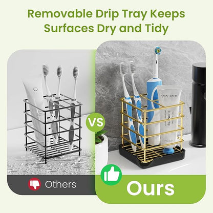 Toothbrush Holders for Bathrooms, Stainless Steel Toothbrush Holder Kids