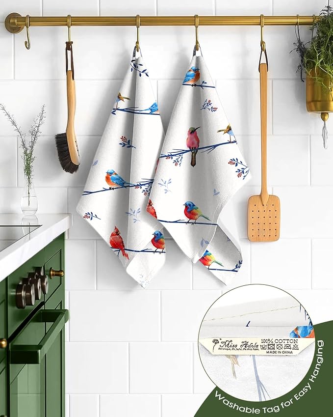 Flour Sack Kitchen Towels Set of 2-18x26 Cotton Dish Towels