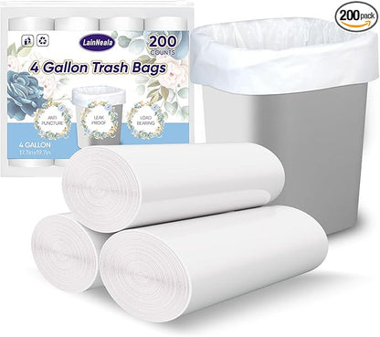 Small Trash Bags 4 Gallon