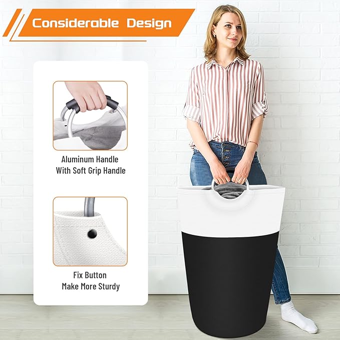 BlissTotes Laundry Basket, Laundry Hamper, Collapsible Laundry Baskets