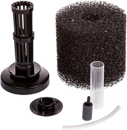 UNEAK Medium Aquarium Sponge Filter Fish Tank Silent Filteration Breeding Fry Betta Shrimp Nano Tank Accessories Air Stone 4-inch Airline Tubing up to 20 Gallon