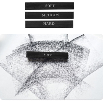 H & B 50 PCS Pro Drawing Set Sketching Kit, Art Kit with Drawing Pencils for Sketching, Graphite and Charcoal Pencils & Sketch Book Set, Art Supplies for Adults and Artists