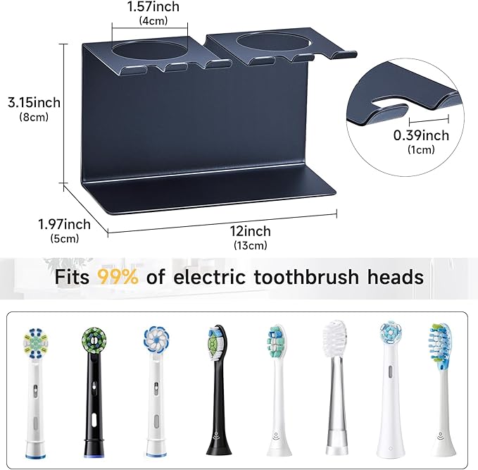 Electric Toothbrush Head Holders Desktop or Wall Mounted Electric Tooth Brush