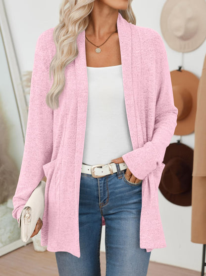 LILLUSORY Cardigan Sweaters for Women Lightweight Open Front Cardigans Casual Loose 2025 Fall Sweater with Pockets