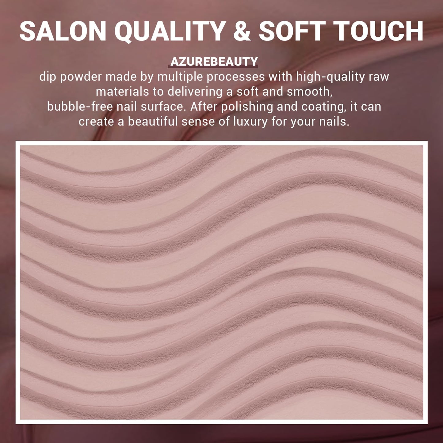 AZUREBEAUTY Dip Powder Nail Kit Starter, All Season Skin Tone Nude Brown 4 Colors Acrylic Dip Powder Liquid Set with Base/Top Coat Activator for French Nail Art Manicure DIY Salon Gifts