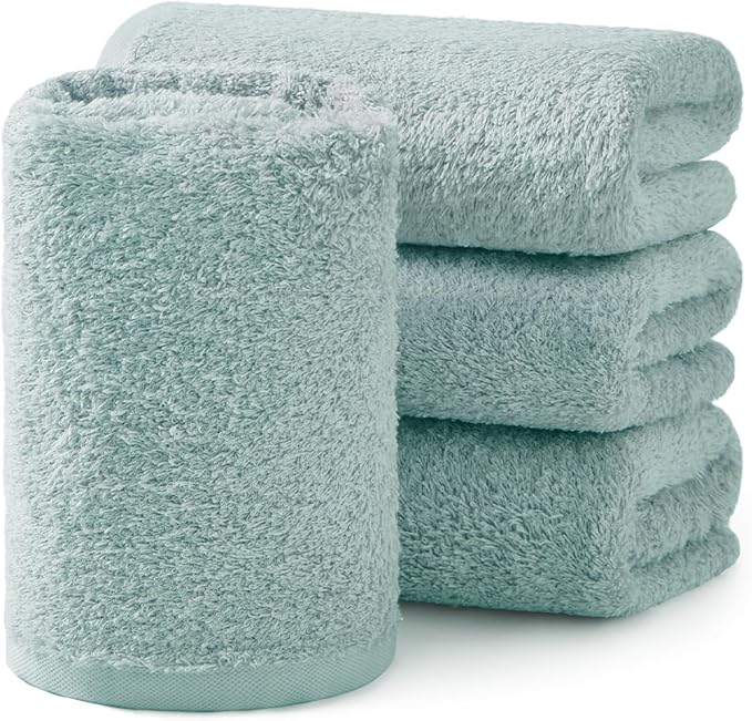 REDKISS 4Pack Luxury Hand Towels, 16x32 Inch 450 GSM 100% Turkish Cotton