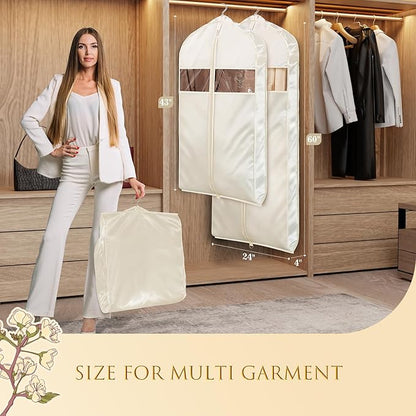 Univivi Super Soft Satin Garment Bags