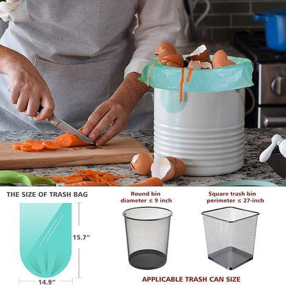 1.2 Gallon Small Trash Bags Garbage Bags, AYOTEE Mini Compostable Strong