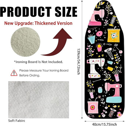 Nuxovilar Ironing Board Cover Needle Cotton 15x54 Inches | Ironing Board Cover