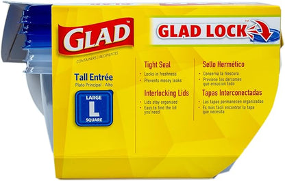 Glad GladWare Tall Entree Food Storage Containers