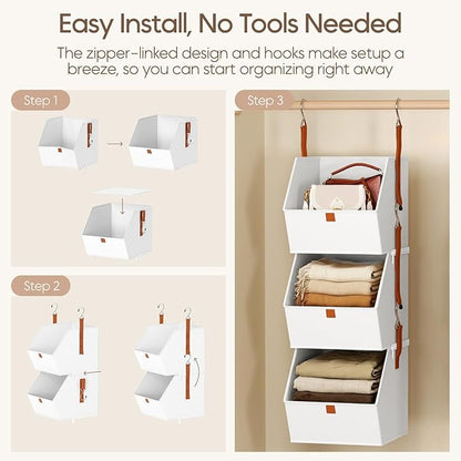 Collapsible Hanging Closet Organizer