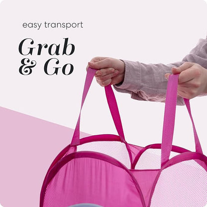 Handy Laundry Collapsible Mesh Pop Up Hamper