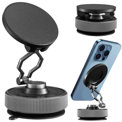 Magnetic Suction Cup Phone Mount for Magsafe，360° Adjustable Magnetic Car Phone Holder，Suction Phone Mount for Car Dashboard，Phone Holders for Your Car/Gym/Mirror Mount for iPhone & Android