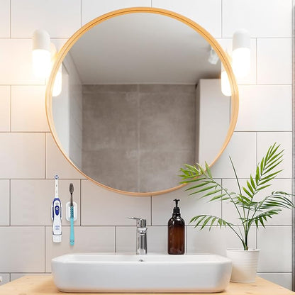 2 PCS Toothbrush Holder Wall Mounted