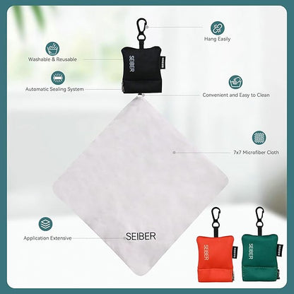 SEIBER Eyeglass Cleaning Microfiber Cloth -