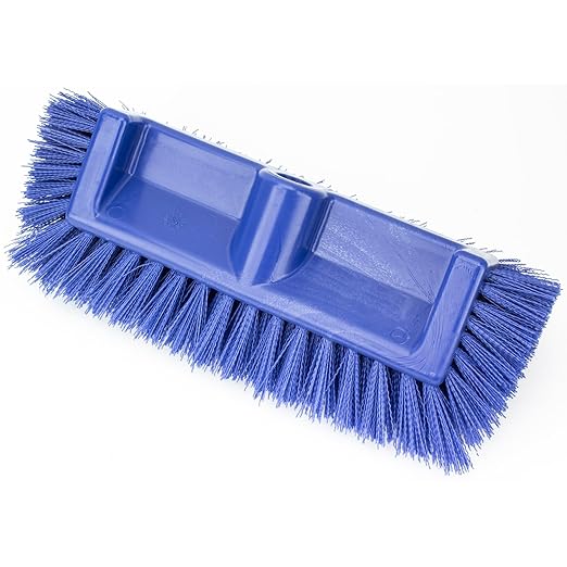 SPARTA Multi-Level Tile Scrub Brush 12" Wide Brush Head, Heavy-Duty Tile