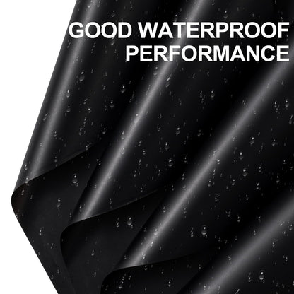 WRAPAHOLIC 20 Sheets Flower Wrapping Paper - 22.4 x 22.4 inch Pure Black Water-Resistant Floral Bouquet Wrapping Paper, Florist Supplies Packaging for Wedding Birthday Gift DIY (Pack of 2)