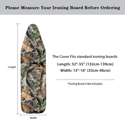 Hunting Ironing Board Cover and Pad Table Top Ironing Board Cover Standard Size