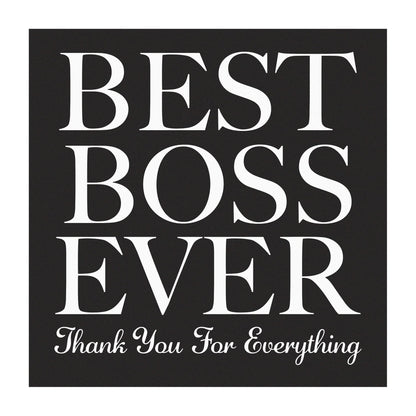 JennyGems Boss Gifts, Best Boss Ever Wooden Sign, Going Away Retirement Gifts, Shelf Decor and Wall Hanging, Made in USA