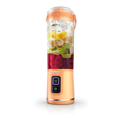 Ninja BC151BK Blast Portable Blender, Cordless, 18oz. Vessel, Personal Blender-for Shakes & Smoothies, BPA Free, Leakproof-Lid & Sip Spout, USB-C Rechargeable, Dishwasher Safe Parts, Black