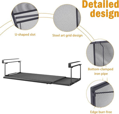 Aluminum Foil and Plastic Wrap Organizer, Under Shelf Storage, Foldable and Retractable Pantry Hanging Organizers,Wrapping Paper Holder for Sandwich, Freezer, Ziplock Bag
