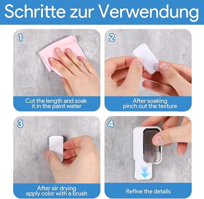 4 PCS Toothbrush Holder Wall Mounted