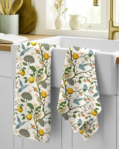 Flour Sack Kitchen Towels Set of 2-18x26 Cotton Dish Towels