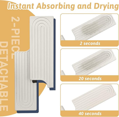 New Version Super Absorbent Faucet Mat, Kitchen Sink Dish Drying Stone Tray