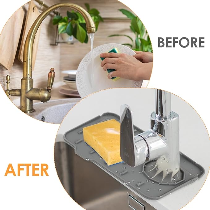 Silicone Faucet Handle Drip Faucet Mat