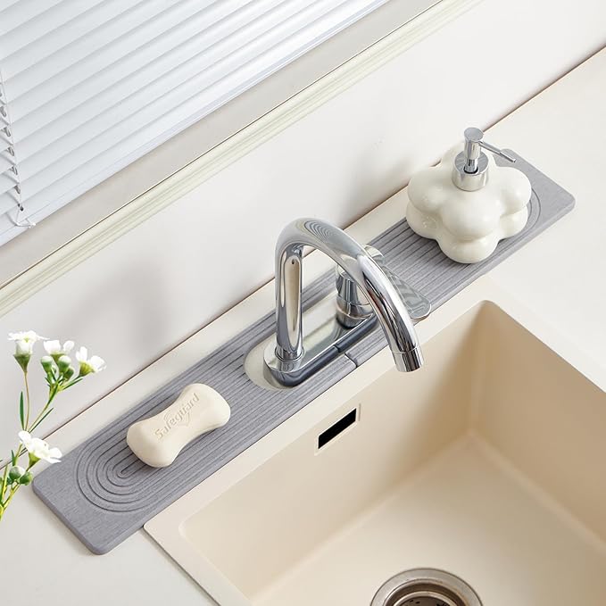 Stone Faucet Mat for Kitchen Sink