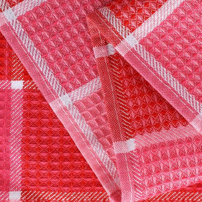 Bright Large Kitchen Towels, 16 Inch x 26 Inch Buffalo Check Dish Towels