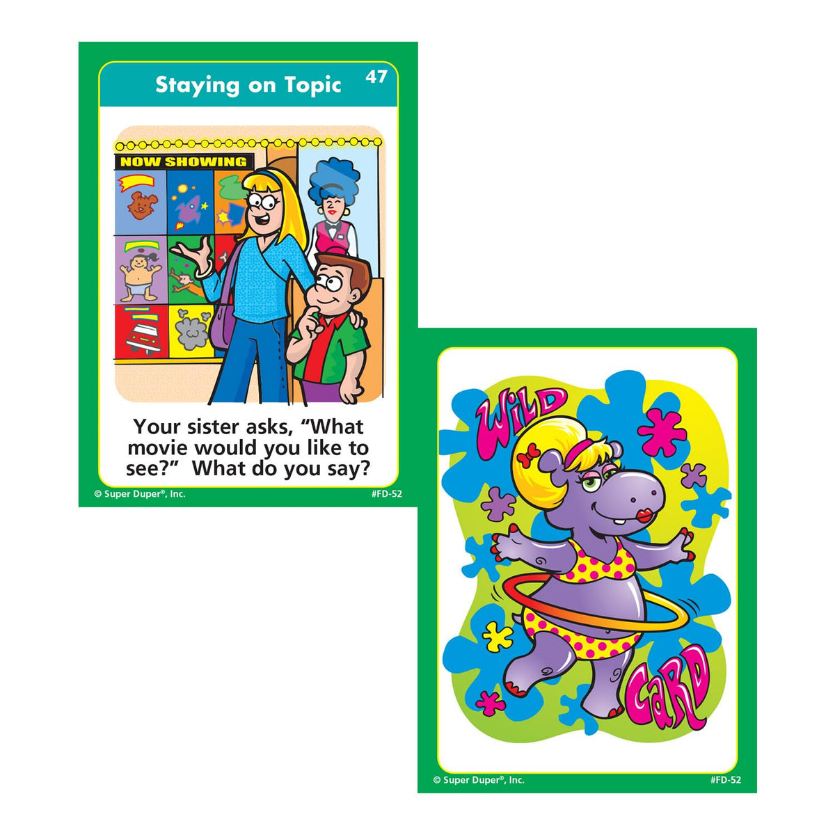 Super Duper Publications | Practicing Pragmatics Fun Deck | Conversation and Social Skills Flash Cards | Educational Learning Materials for Children