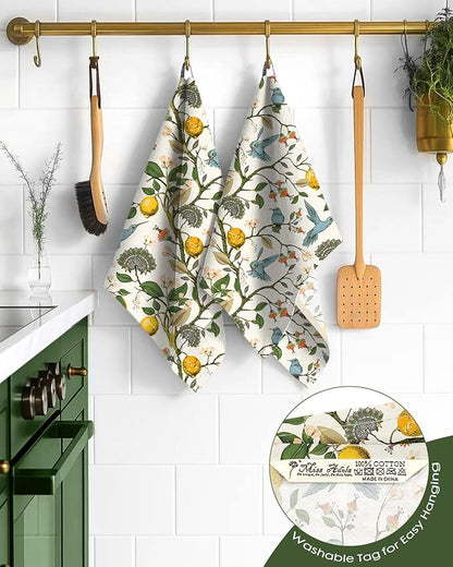 Flour Sack Kitchen Towels Set of 2-18x26 Cotton Dish Towels
