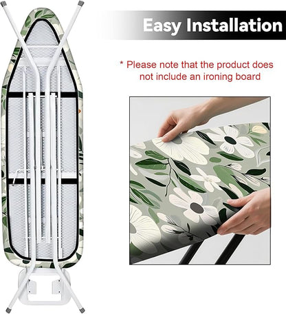 Floral Ironing Board Cover, Standard Size Cotton Iron Board Covers